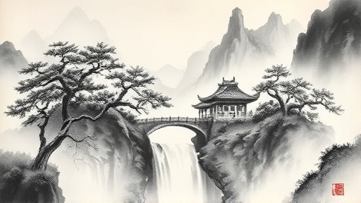 Ink wash example